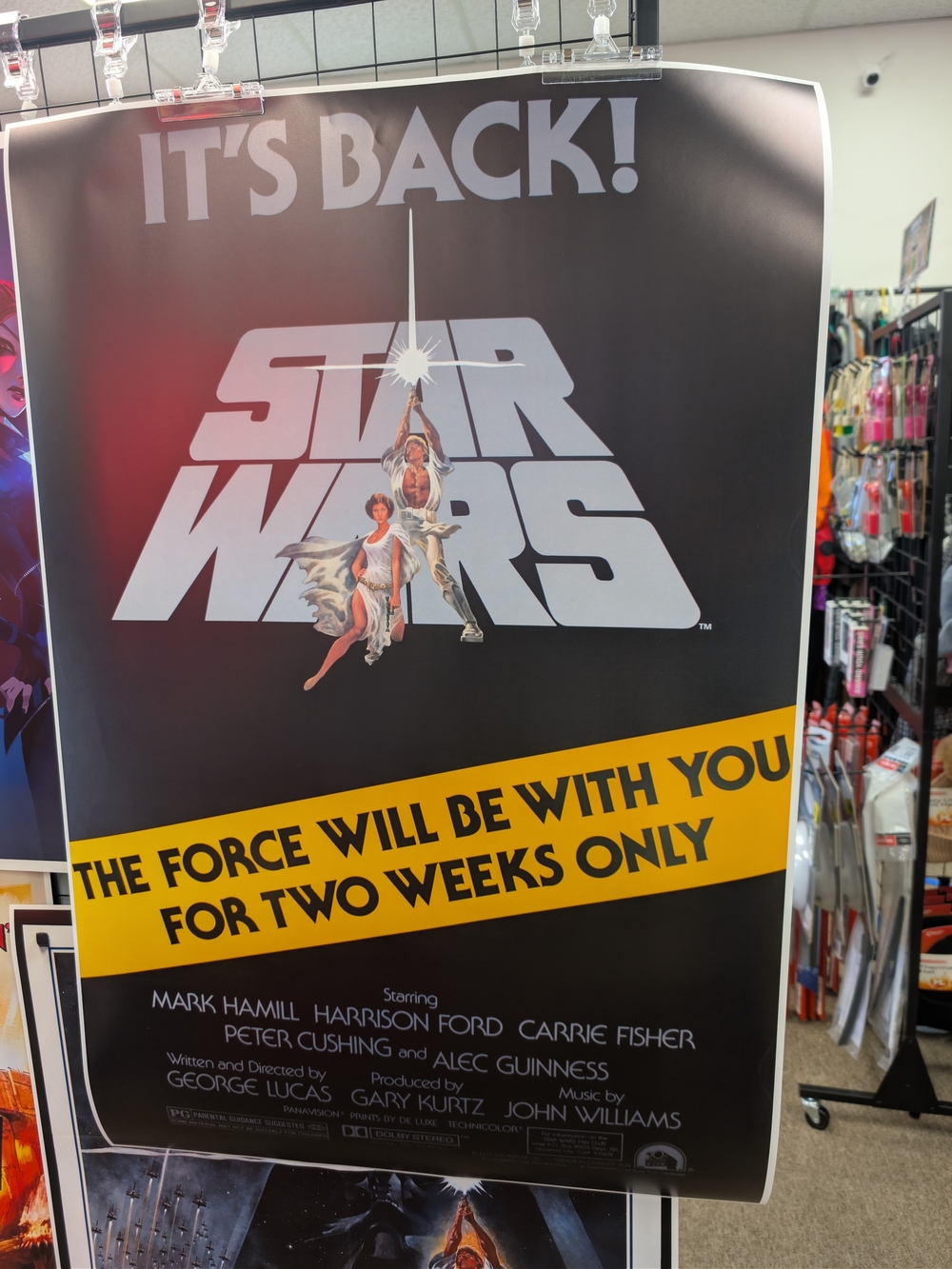 Star Wars Black Retro Movie Poster - Home Party Decor